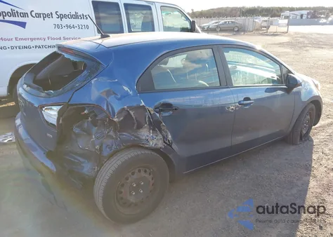 2016 Kia Rio Lx из США, поврежденный, VIN KNADM5A35G6659143